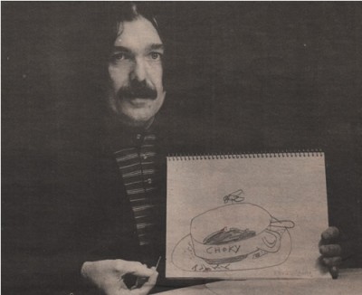 Don with sketch NME (Nov 1978)
